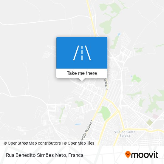 Rua Benedito Simões Neto map