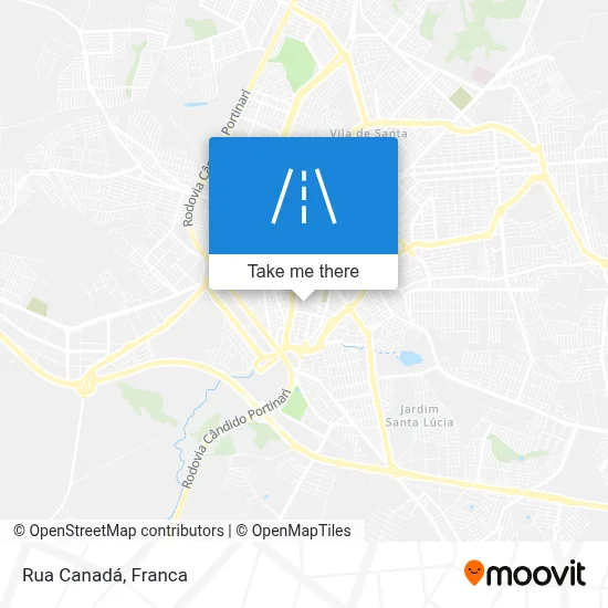 Rua Canadá map