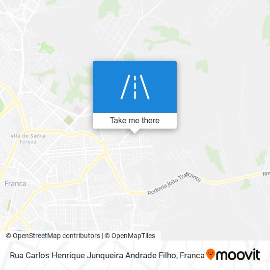 Rua Carlos Henrique Junqueira Andrade Filho map