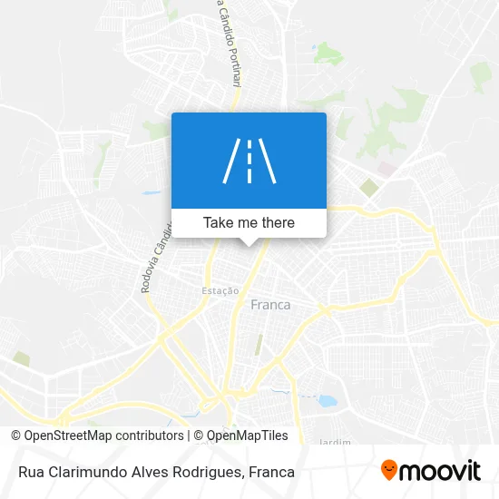 Rua Clarimundo Alves Rodrigues map