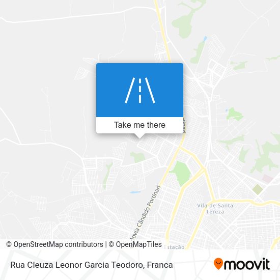 Rua Cleuza Leonor Garcia Teodoro map