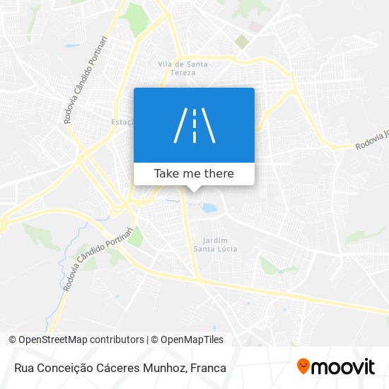 Rua Conceição Cáceres Munhoz map