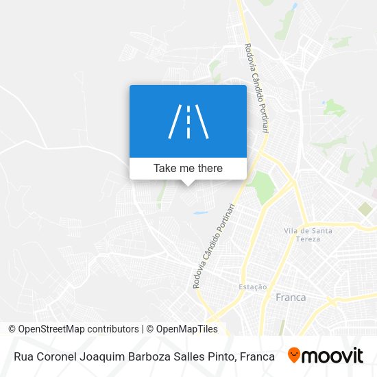 Rua Coronel Joaquim Barboza Salles Pinto map