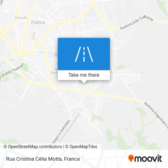 Rua Cristina Célia Motta map