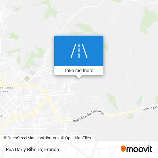 Rua Darly Ribeiro map