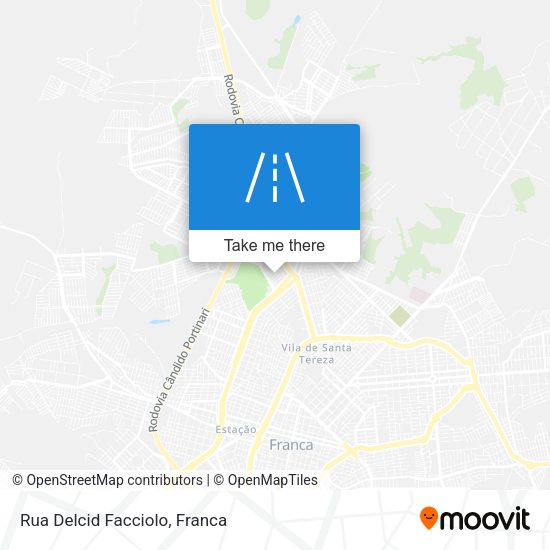 Rua Delcid Facciolo map