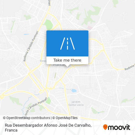 Mapa Rua Desembargador Afonso José De Carvalho