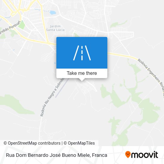 Rua Dom Bernardo José Bueno Miele map