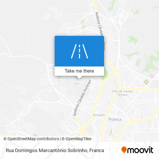 Mapa Rua Domingos Marcantônio Sobrinho