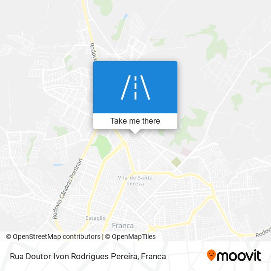 Rua Doutor Ivon Rodrigues Pereira map