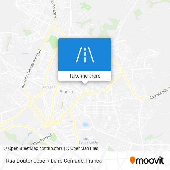 Rua Doutor José Ribeiro Conrado map
