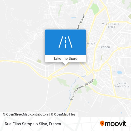 Rua Elias Sampaio Silva map