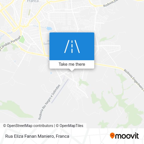 Rua Eliza Fanan Maniero map