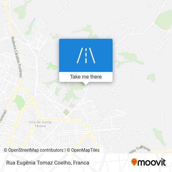 Rua Eugênia Tomaz Coelho map