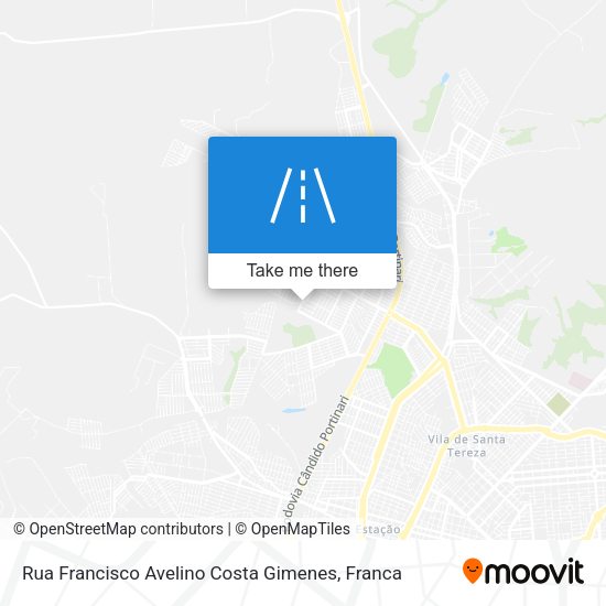 Rua Francisco Avelino Costa Gimenes map