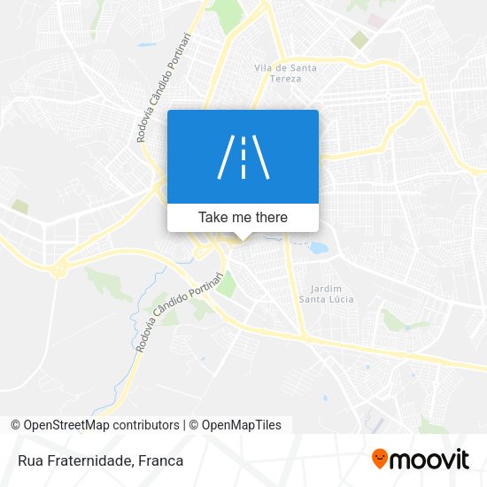 Rua Fraternidade map