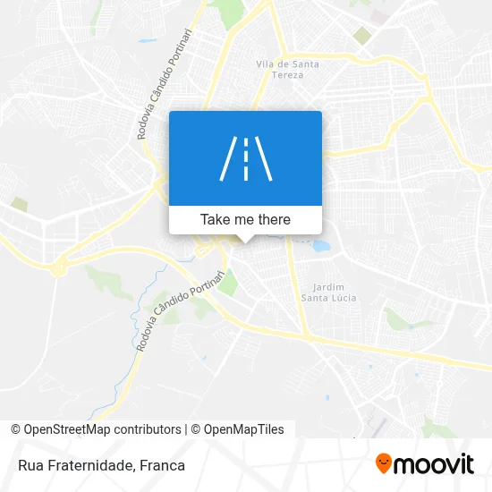 Rua Fraternidade map