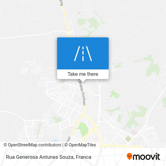 Rua Generosa Antunes Souza map