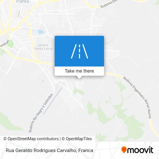 Rua Geraldo Rodrigues Carvalho map