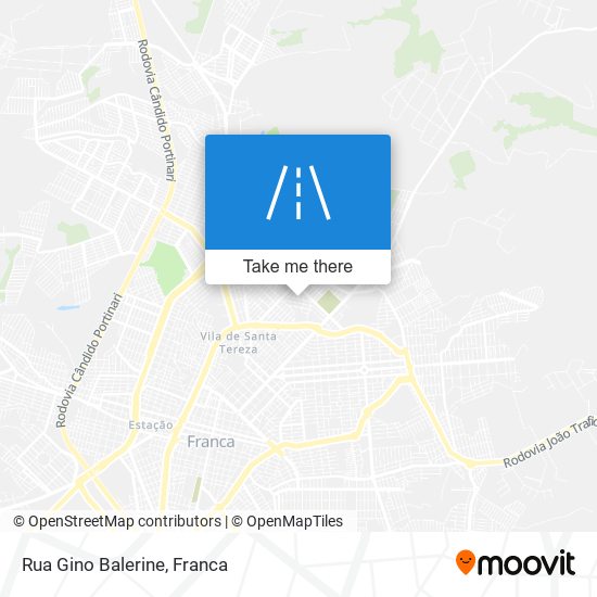 Rua Gino Balerine map