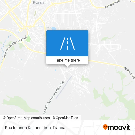 Rua Iolanda Kellner Lima map
