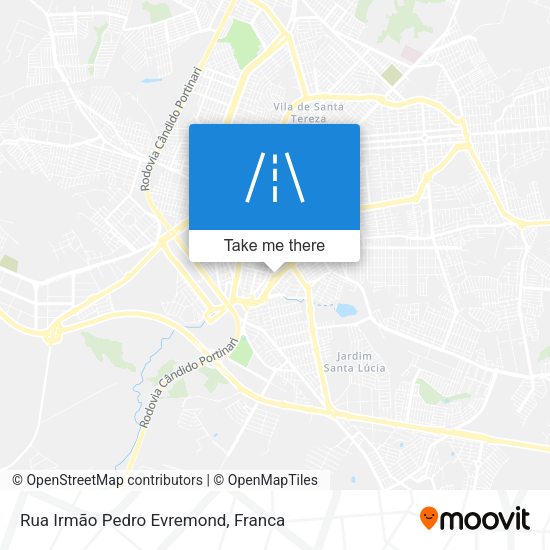 Rua Irmão Pedro Evremond map