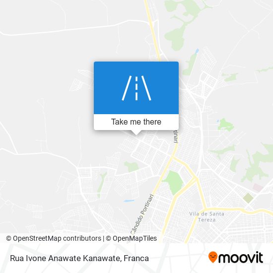 Mapa Rua Ivone Anawate Kanawate