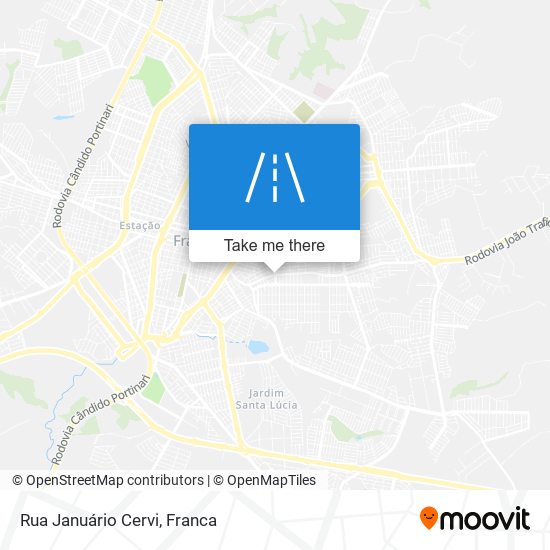 Mapa Rua Januário Cervi