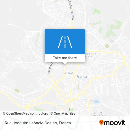 Rua Joaquim Leôncio Coelho map