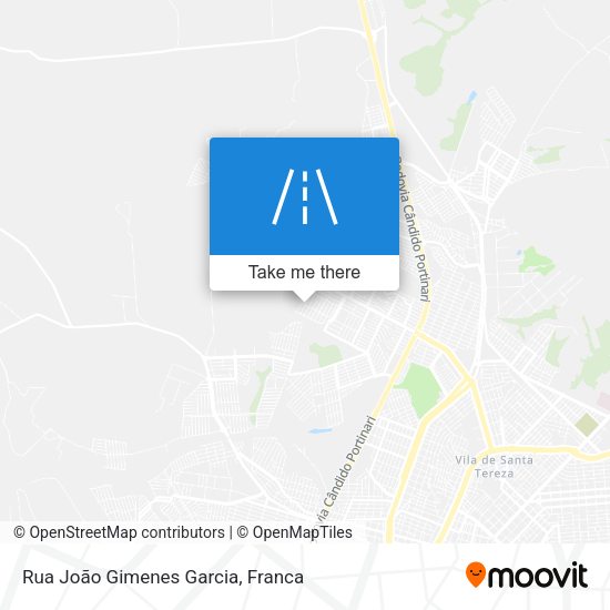 Rua João Gimenes Garcia map