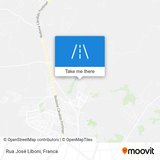 Rua José Liboni map