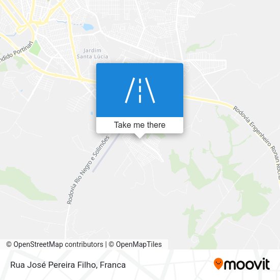 Rua José Pereira Filho map