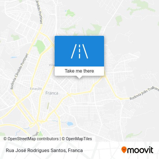 Rua José Rodrigues Santos map