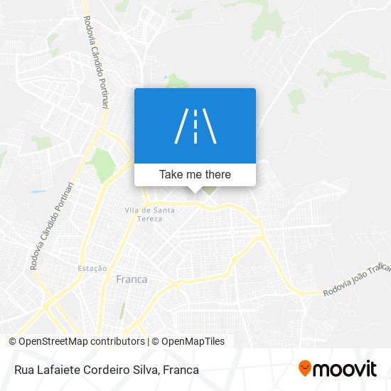 Rua Lafaiete Cordeiro Silva map