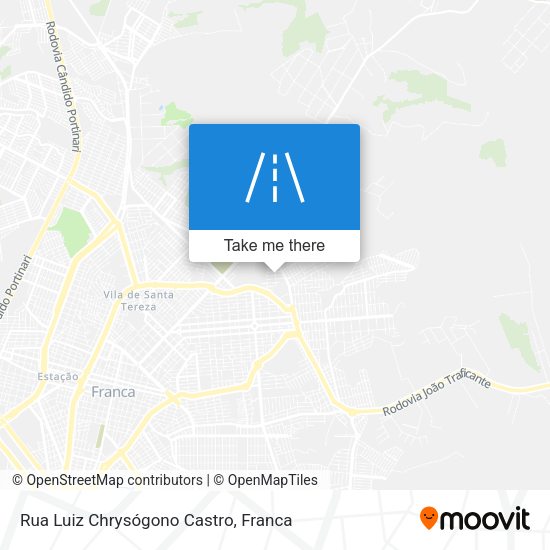 Rua Luiz Chrysógono Castro map