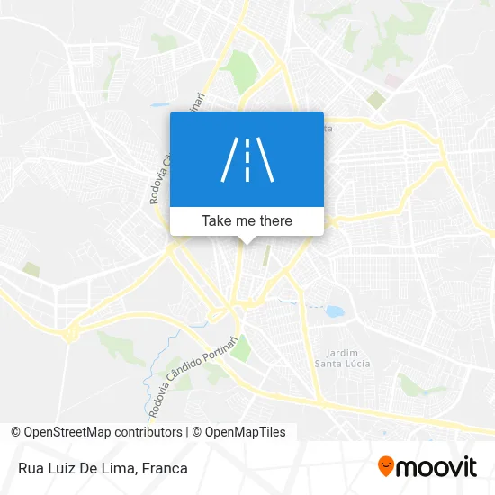 Rua Luiz De Lima map