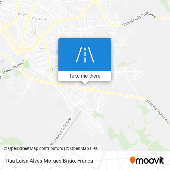 Rua Luísa Alves Moraes Brião map