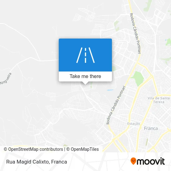 Rua Magid Calixto map