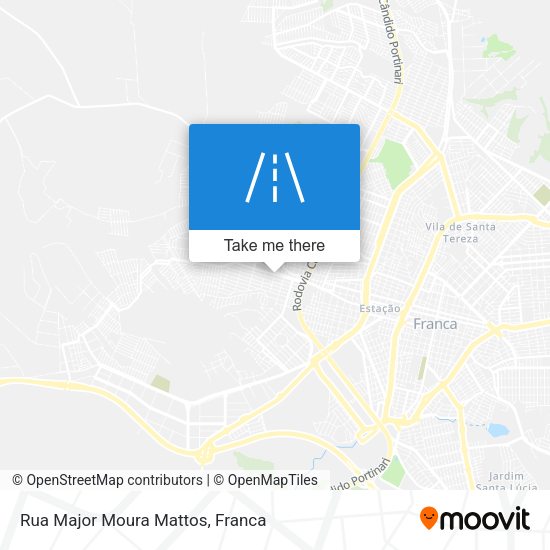 Rua Major Moura Mattos map