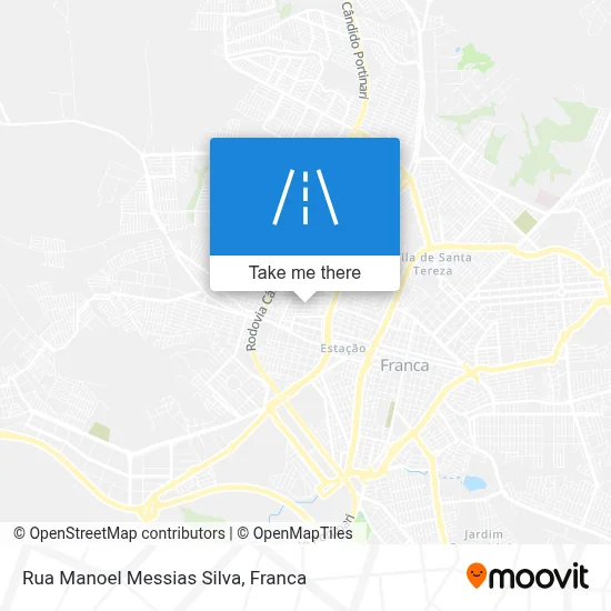 Rua Manoel Messias Silva map