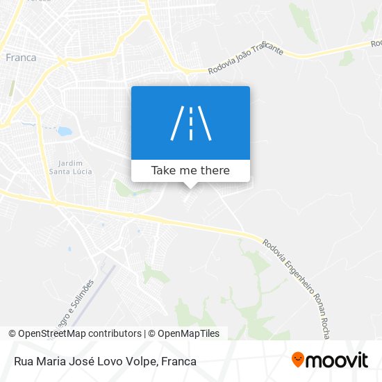 Mapa Rua Maria José Lovo Volpe