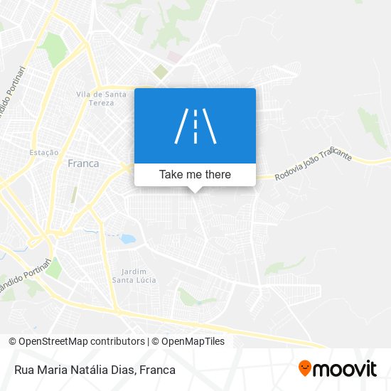 Mapa Rua Maria Natália Dias