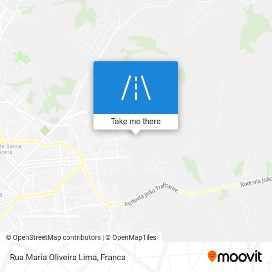 Mapa Rua Maria Oliveira Lima