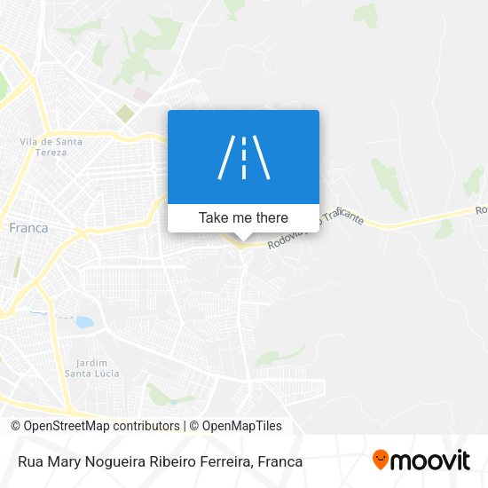 Rua Mary Nogueira Ribeiro Ferreira map