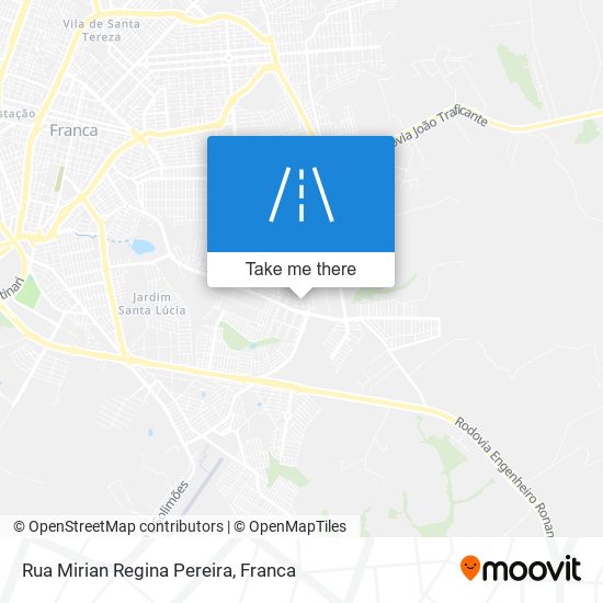 Mapa Rua Mirian Regina Pereira