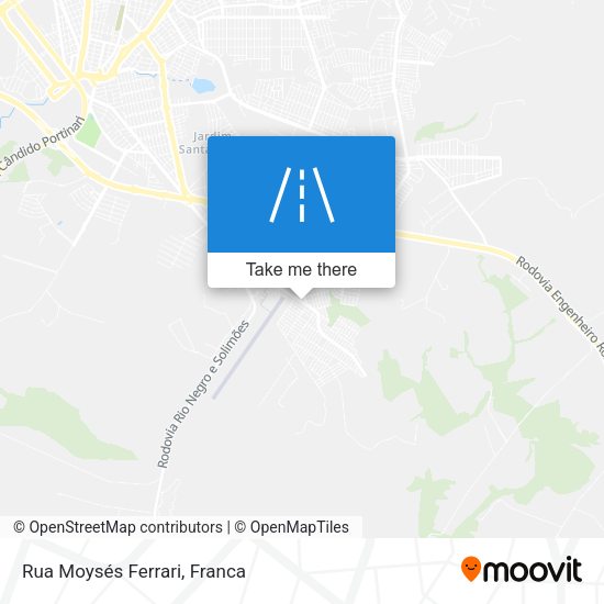 Rua Moysés Ferrari map