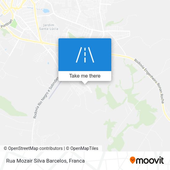 Rua Mozair Silva Barcelos map