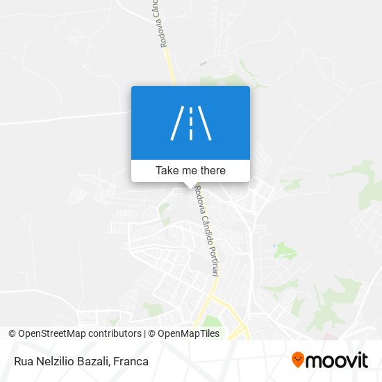 Mapa Rua Nelzilio Bazali