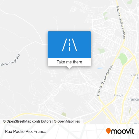 Mapa Rua Padre Pio