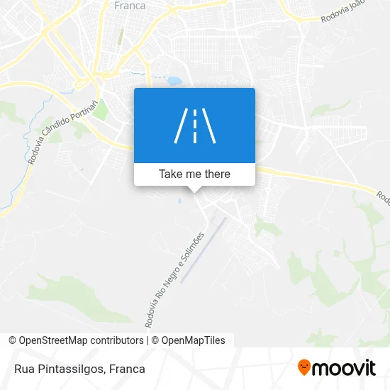 Rua Pintassilgos map